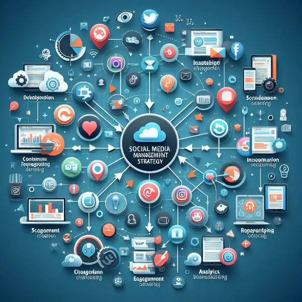 social media management image